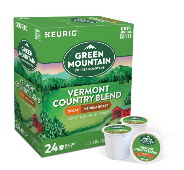Green Mountain Coffee Roasters Vermont Country Blend Decaf, K-Cup Pods, 24 Count gallery