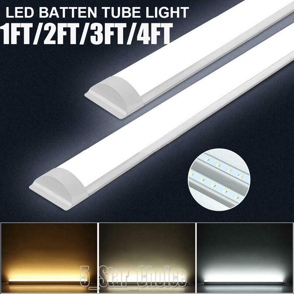 2FT 3FT 4FT LED Batten Tube Light Shop Lights Workbench Garage Ceiling Fixture gallery
