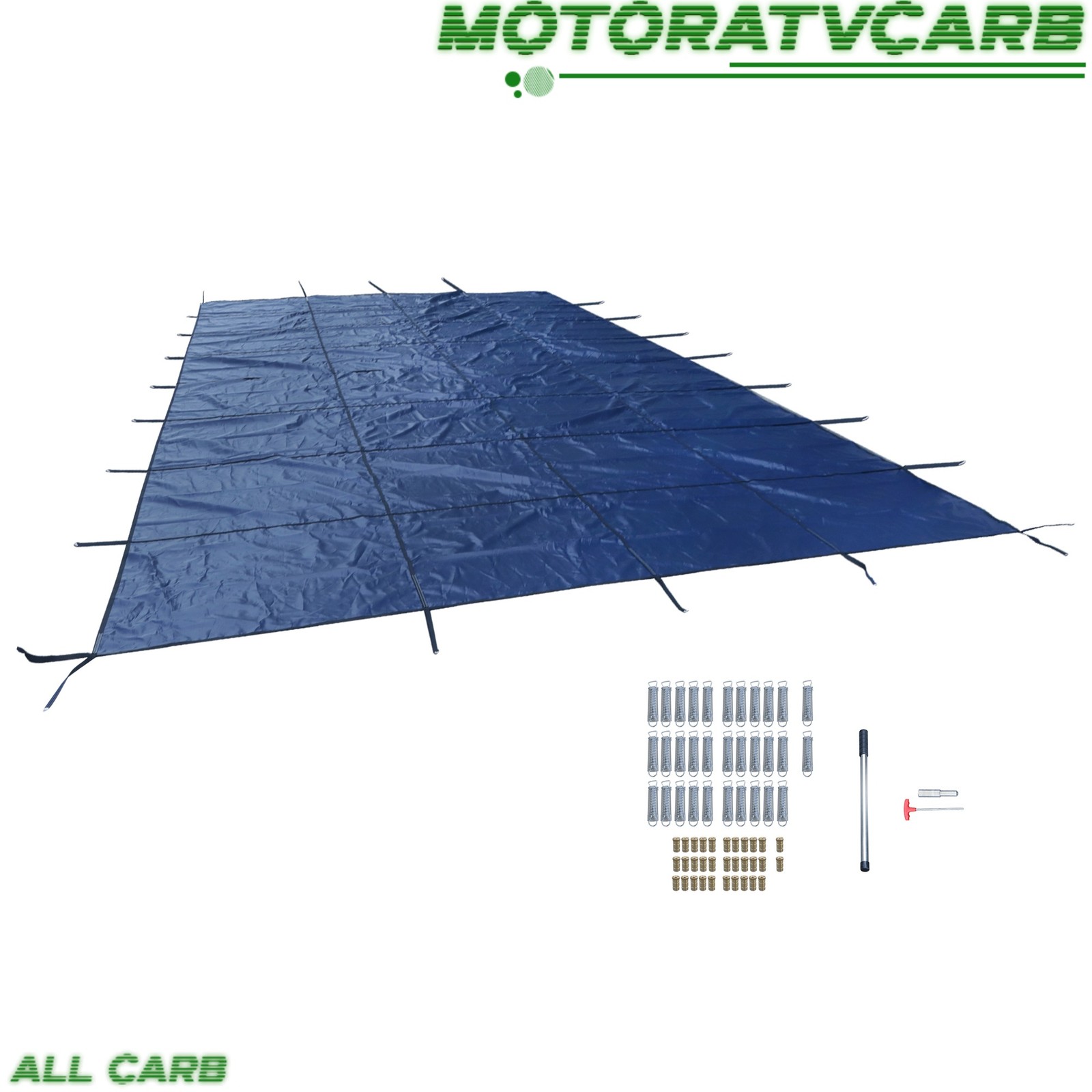 ALL-CARB 27×47FT Inground Winter Pool Safety Cover For 25 x 45FT Rectangle Pool gallery