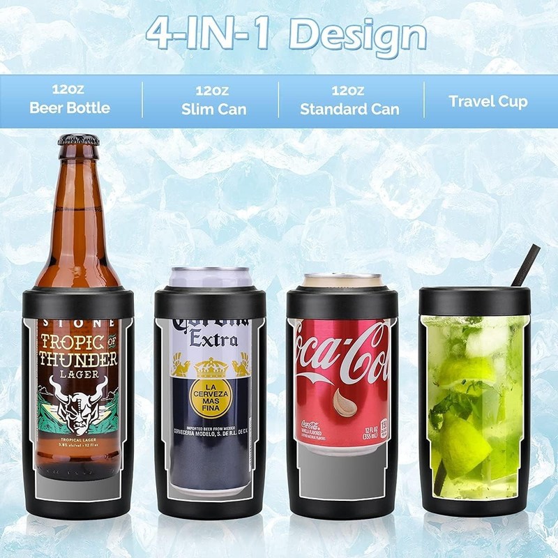 Versatile 4-in-1 Cooler: Keeps Drinks Fresh for 4-5 Hours in Stylish Design gallery