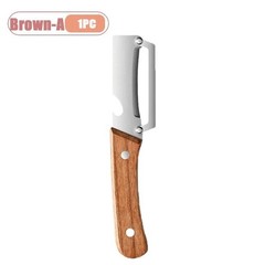 2 PCS 3-in-1 Multifunctional Vegetable Peeler with Wooden Handle,Julienne Slicer