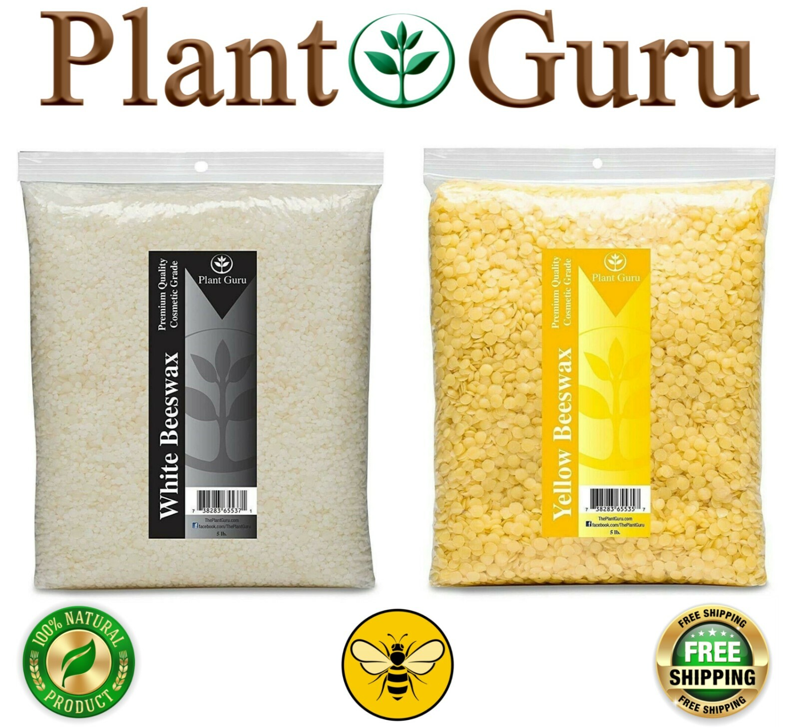 Beeswax Pellets 100% Pure Organic Beads Pastilles Bulk Wholesale White & Yellow gallery