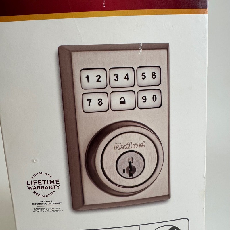 Kwikset SmartCode Signature Series Touchpad Electronic Deadbolt Satin Nickel gallery