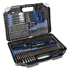 Drill Bit Set, 246 Pcs for Cordless Drill, Drill Driver Bit Set for Wood, Metal,