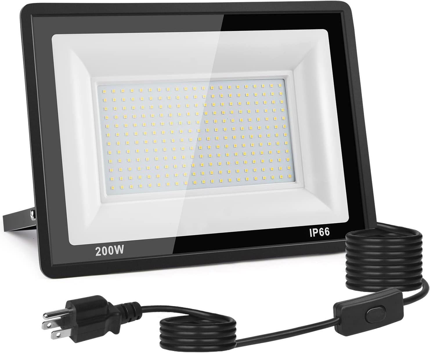 200W LED Flood Light Outdoor, 20000LM Waterproof Security Work Light Plug-In gallery