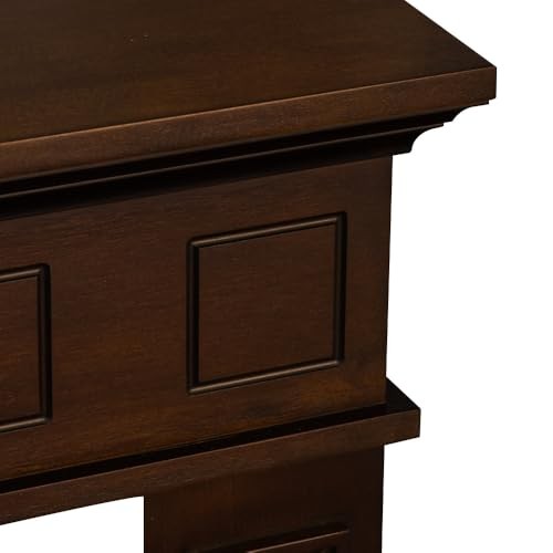 Jefferson Walnut Wood Cladding Fireplace Frame L89.5xH90.5xP28 gallery