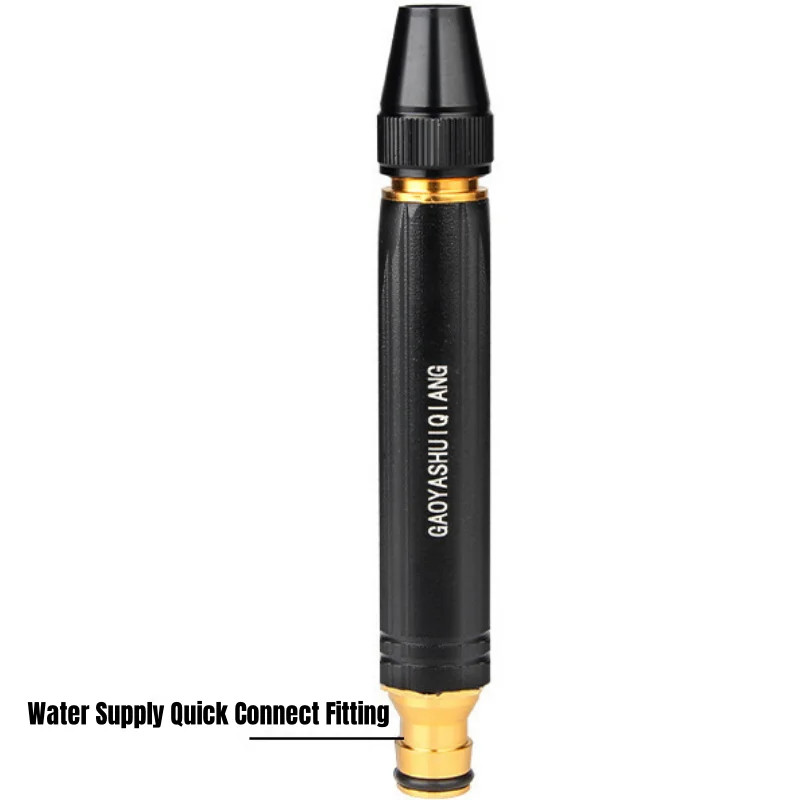 360° Rotatable Metal Hose Nozzle High Pressure Multifunctional Garden Sprayer gallery