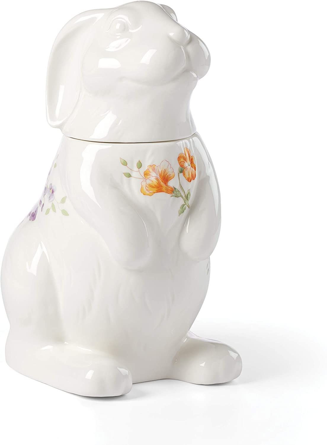 Lenox 893454 Butterfly Meadow Bunny Cookie Jar Multicolor gallery