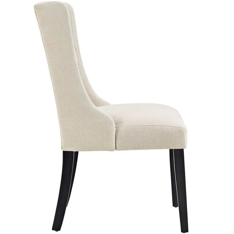 Modway Baronet Tufted Upholstered Dining Chair Beige, Model: Baronet gallery