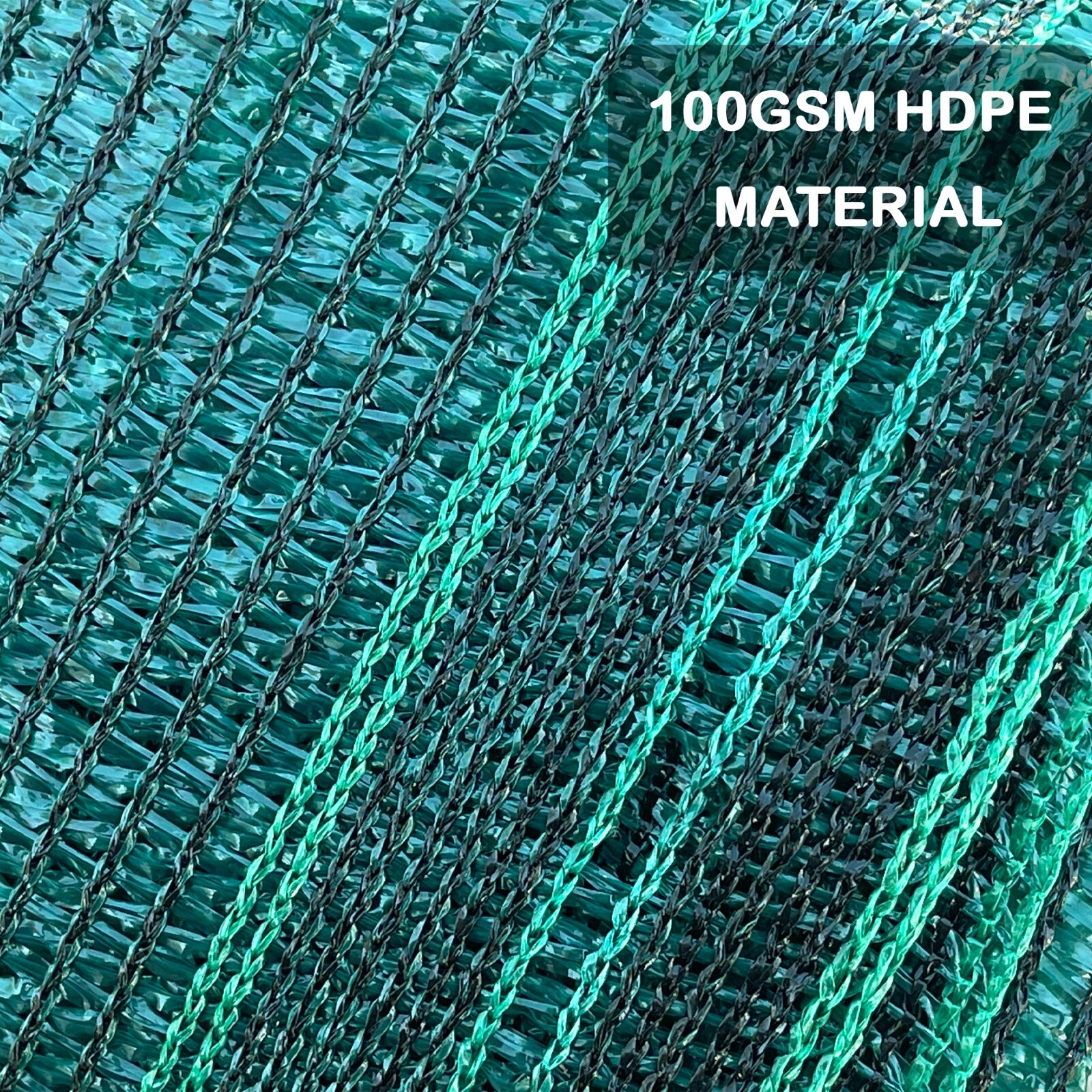 65% UV Block Mesh Fabric Shade Cloth Patio Pergola Cover w/ Lock Holes in Green gallery