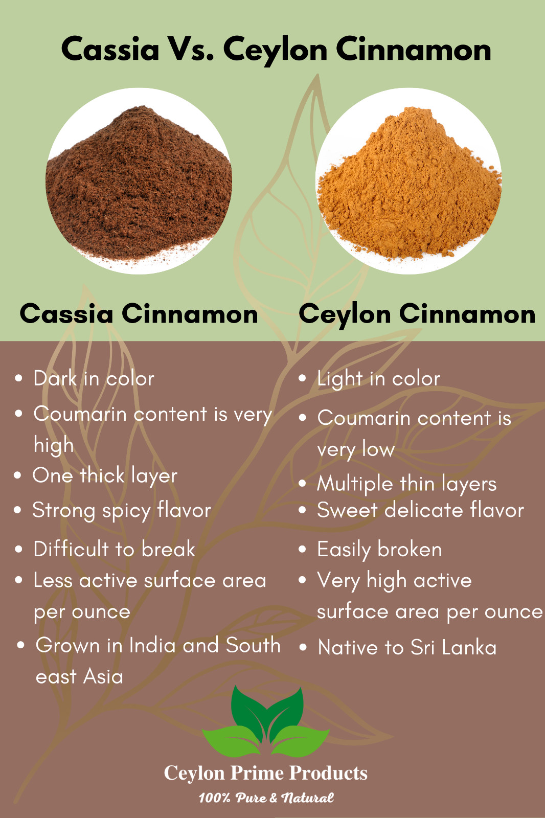Ceylon Cinnamon Powder | Freshly Ground & Packed in USA gallery