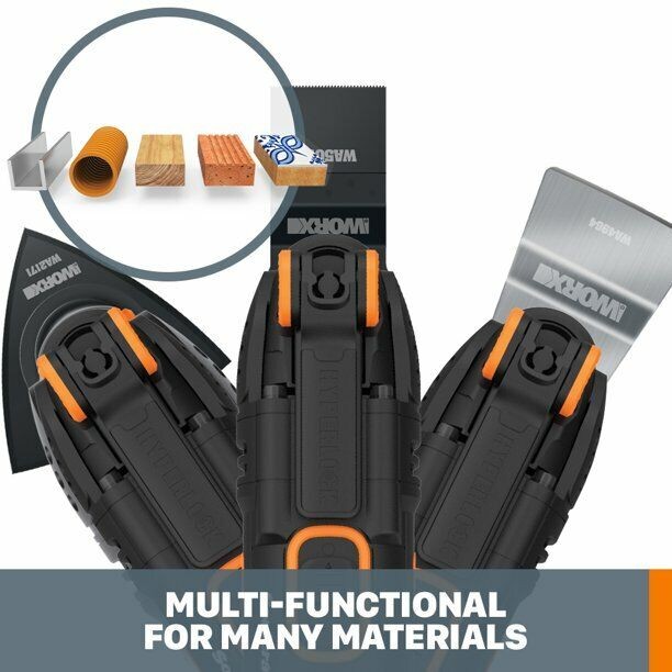 WX679L.1 WORX 3A Sonicrafter Oscillating Multi Tool with 29 Accessories-OB gallery