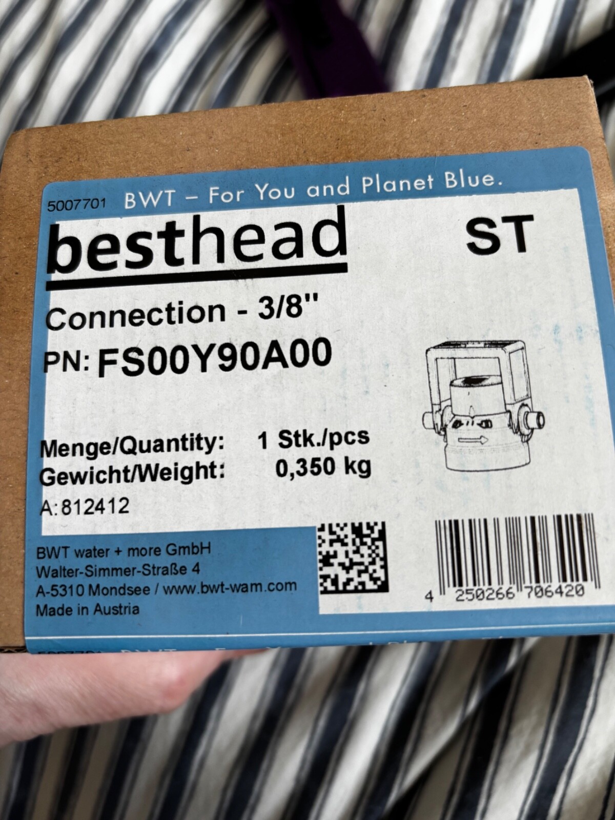 Besthead FS00Y90A00 ST 3/8" Connection Filter Head gallery
