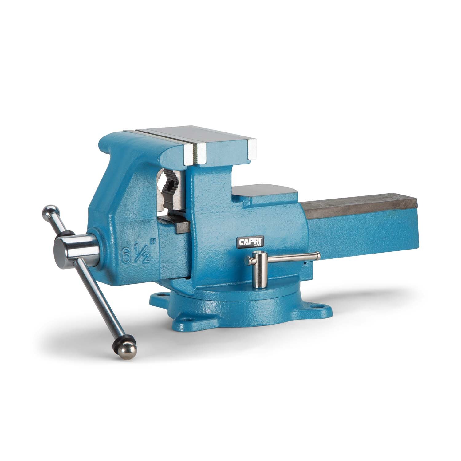 Capri Tools 6-1/2" Reversible Bench Vise, 6.7" & 10.8" Jaw Opening gallery