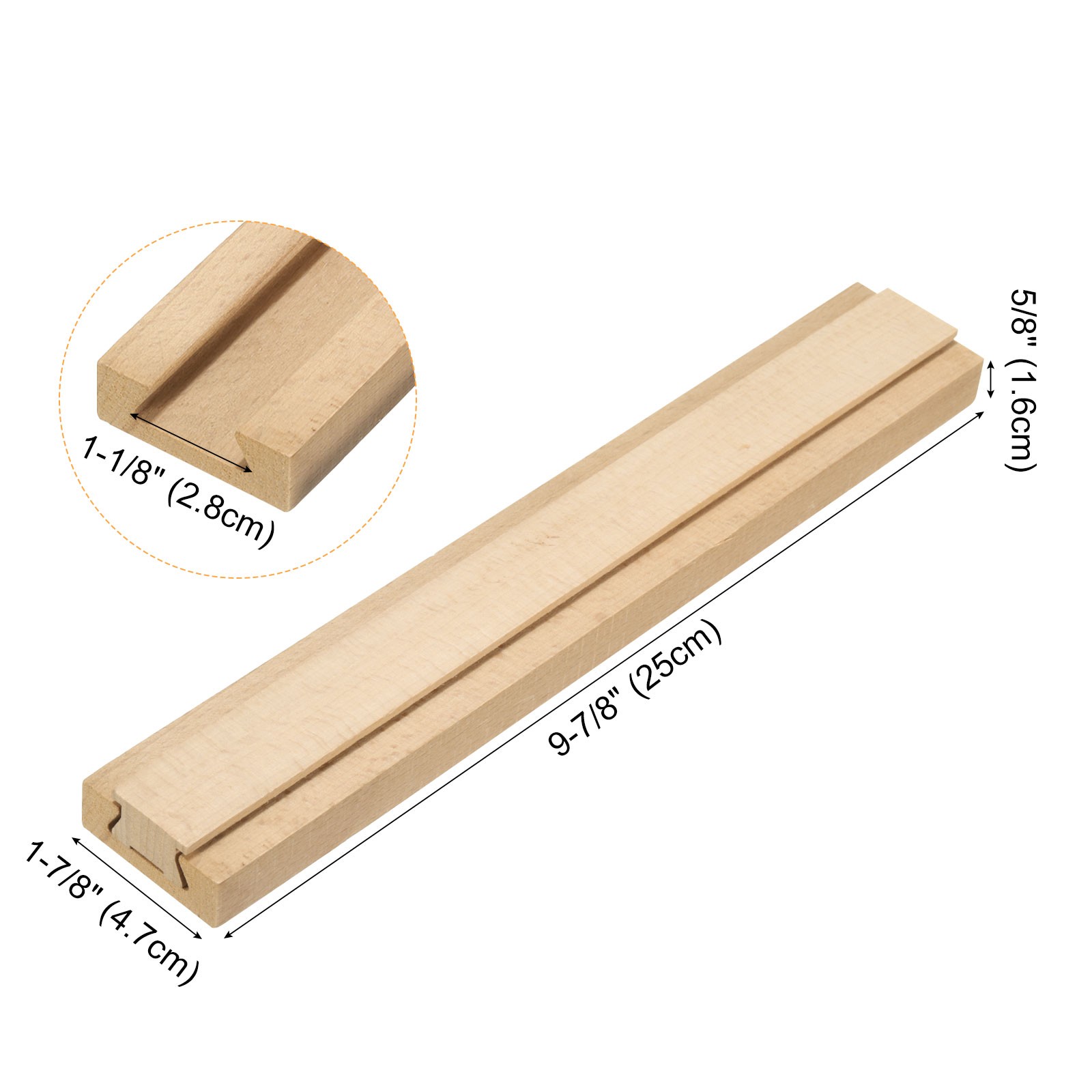 4 Set Wooden Drawer Slides, 9-7/8 (25 CM) with Slide Glide Bracket gallery