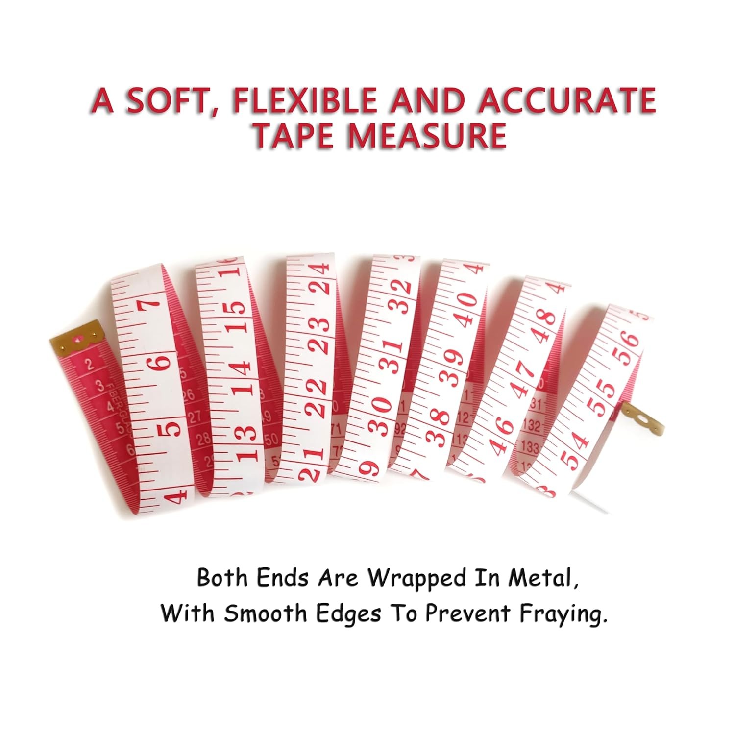 3pc Tape Measure Body Measuring Tape, Soft Fabric Measuring Tape gallery