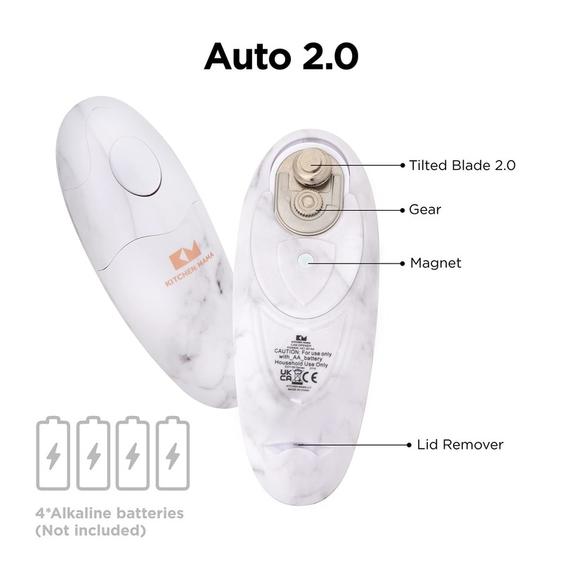 Auto 2.0 Can Opener: Blade Opens Almost Any Can Pop or Soda Can - Automatic, ... gallery