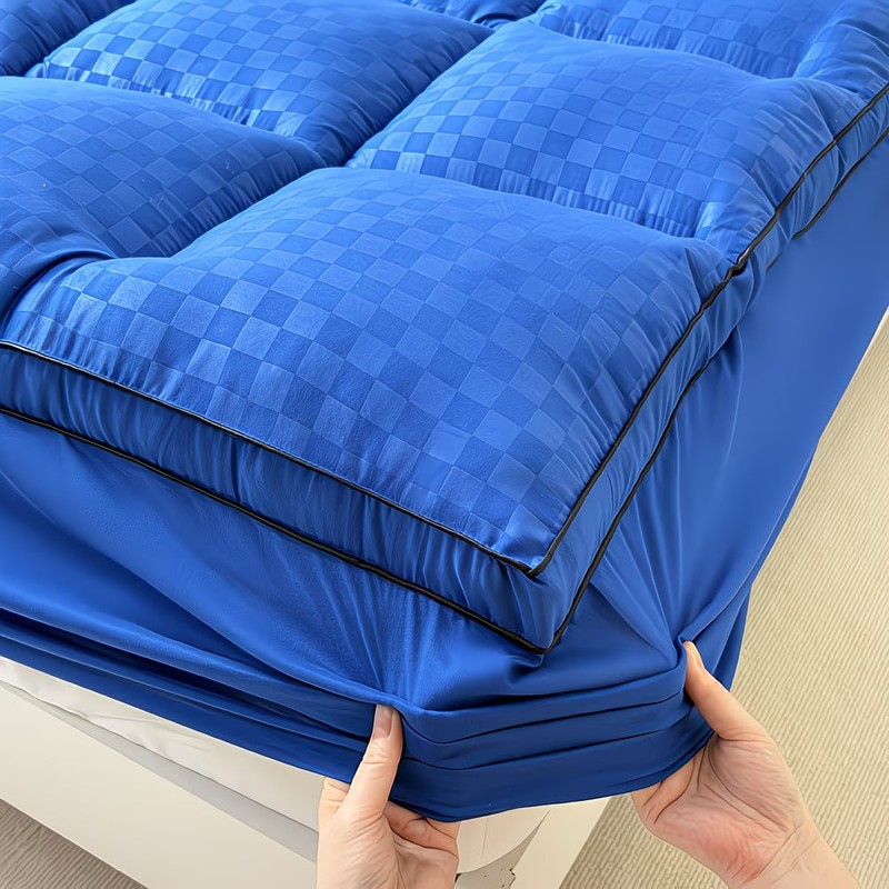 Extra Thick Mattress Topper Waterproof Bed Cover Cushion Soft Breathable Washabl gallery