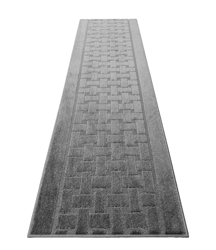 Non Skid, Hallway, Kitchen Runner Rug, Your Choice of Length, Anthracite Grey gallery