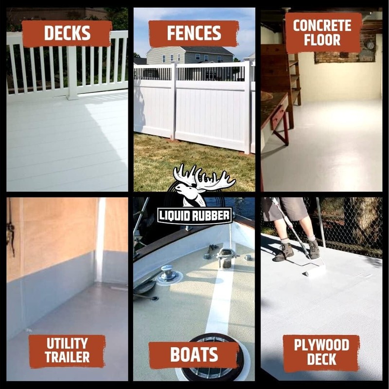 Textured Polyurethane Deck Coating - 10X Stronger Than Paint, Waterproof Sola... gallery