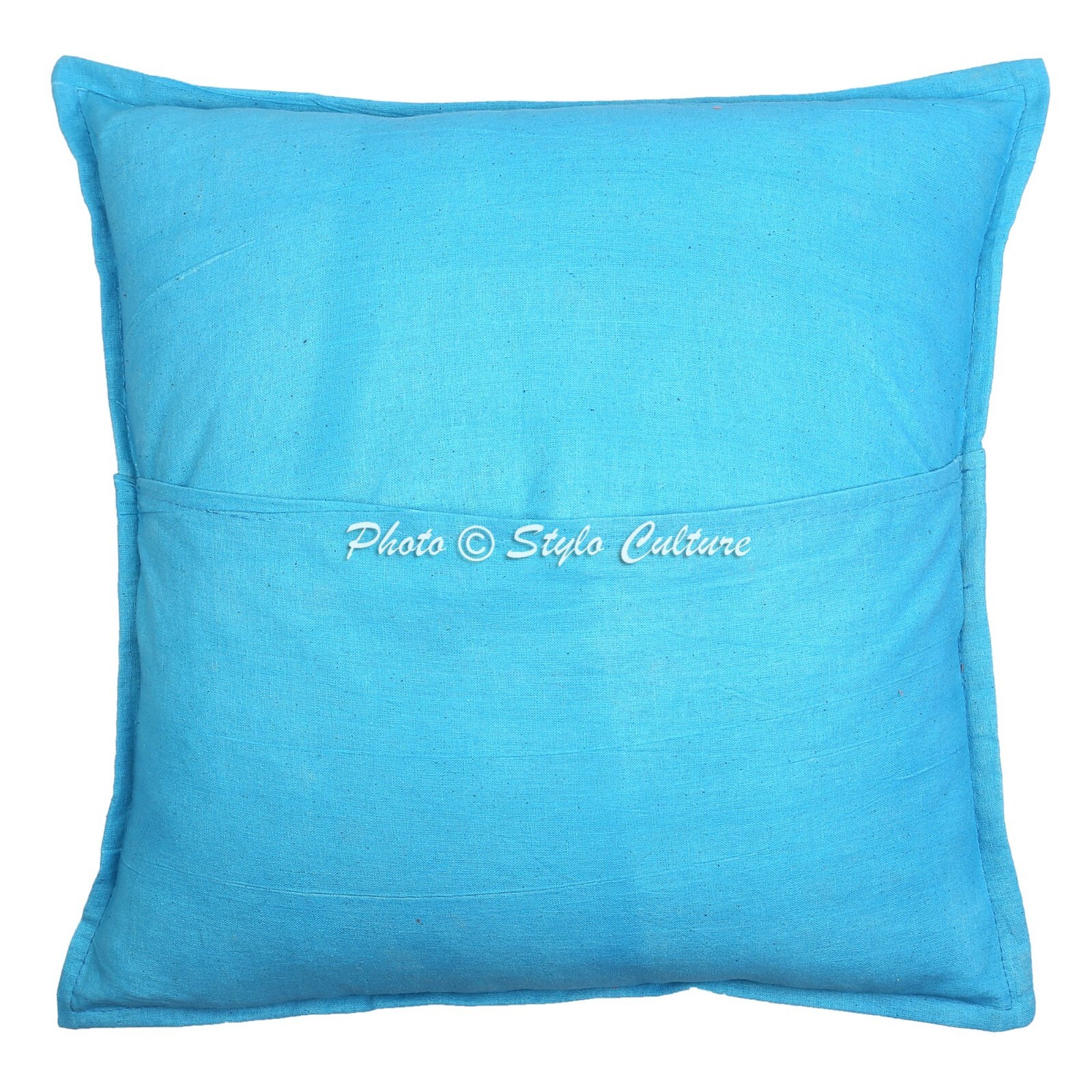 Decorative Home Decor 16 x 16 in Boho Cushion Cover Embroidered Sofa Pillow Case gallery