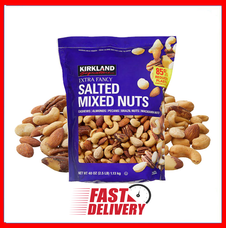 Kirkland Signature Salted Extra Fancy Mixed Nuts Premium 2.5 lb gallery