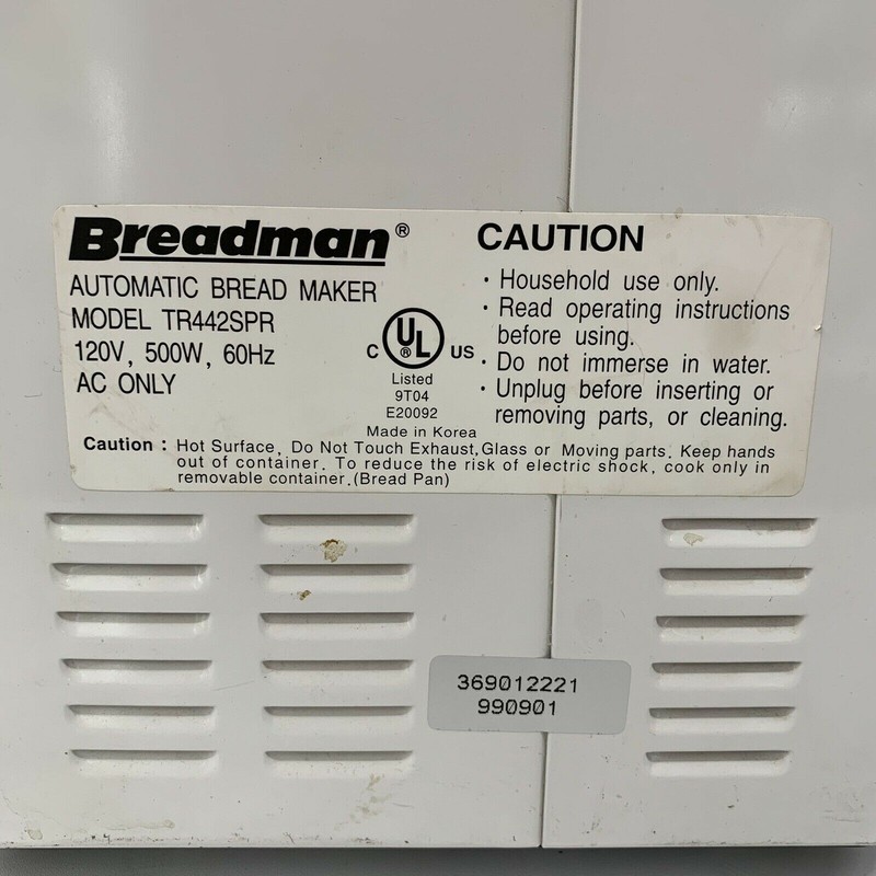 Used OEM Paddle for Breadman Bread Maker Models TR441 TR442 TR442SPR TR845 only gallery