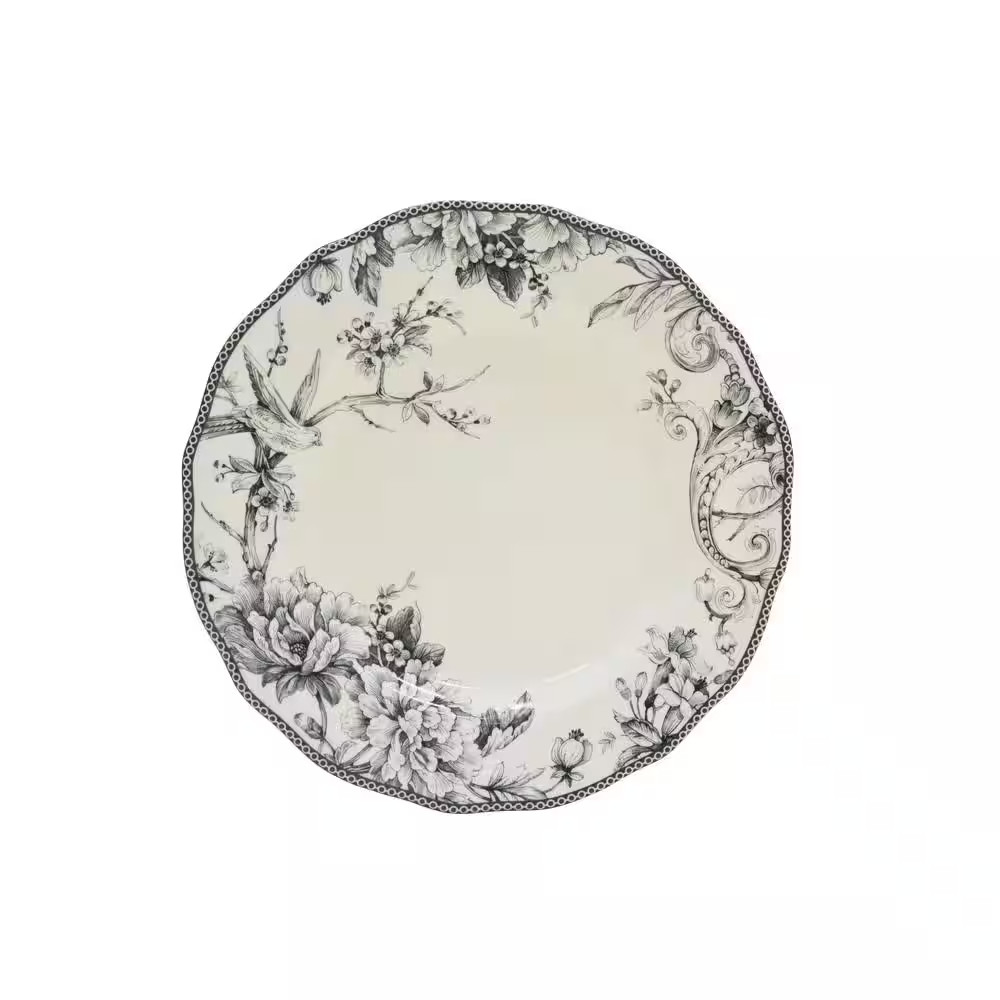 Adelaide 16-Piece Casual Grey Porcelain Dinnerware Set (Service for 4) gallery