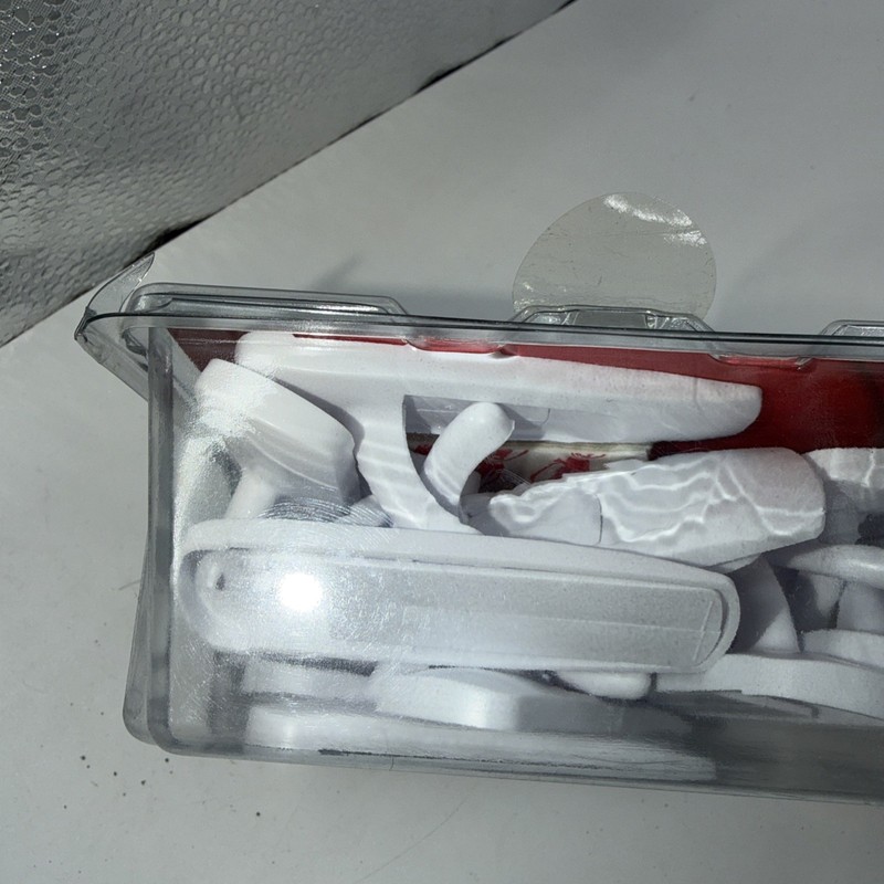 3M Command Hooks 3lb Capacity Plastic White Mega Pack 20 Hooks 24 Strips #470{6} gallery
