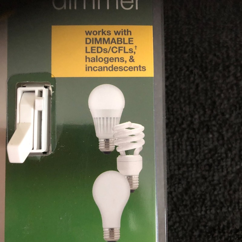 Lutron Toggle Dimmer ~White~ Use for Single or 3-Way - Item #TGCL-153PH-WH~ NEW gallery