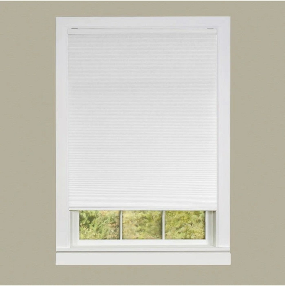 Cordless Honeycomb Cellular Pleated Shade 31x64 - White