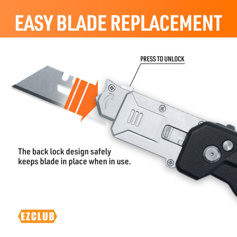 2 in 1 Multifunction Folding Utility Knife Scraper Tool Portable with Carry Case gallery