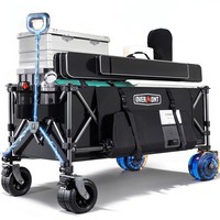 Electric Collapsible Folding Wagon - 200L Foldable Cart with All Terrain Whee... gallery