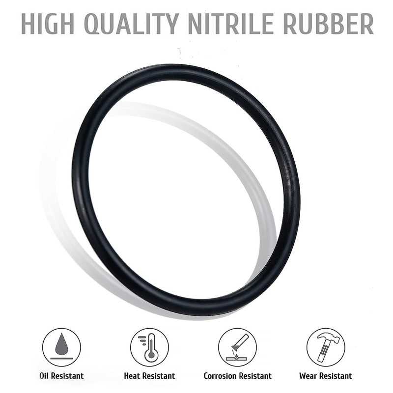 100-Pack Rubber Watch Case Back O Ring Round Gasket 3mm-63mm (1mm Thick) NBR 70 gallery
