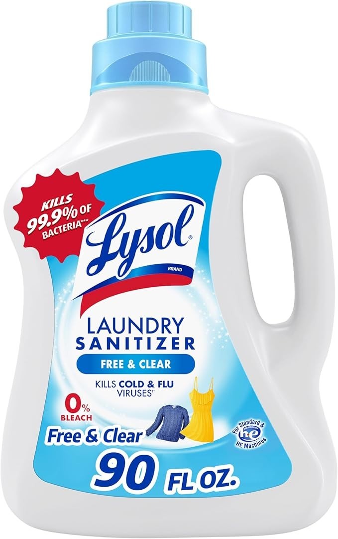 Laundry Sanitizer Additive, Free & Clear, Free from Fragrance and Dyes, 0% Bleac gallery