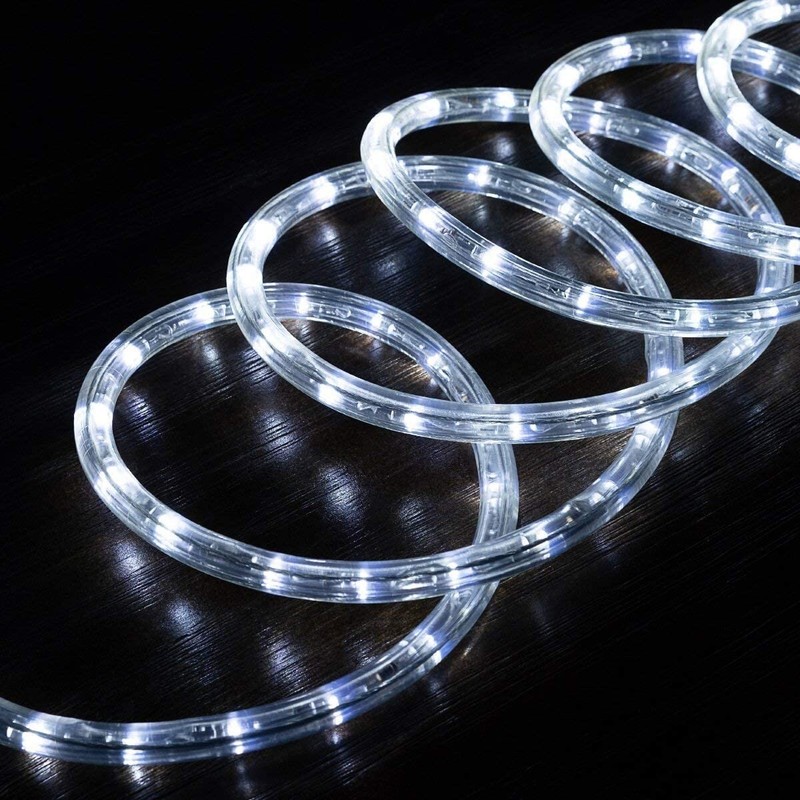 Cool White LED Rope Lights Extendable Accent Party Decoration ETL Certified Xmas gallery