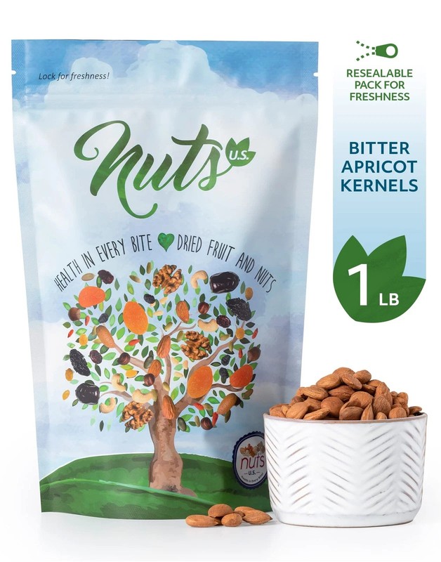 Organic Bitter Apricot Kernel 1LB Raw Premium Seeds Unpasteurized Non-GMO New gallery