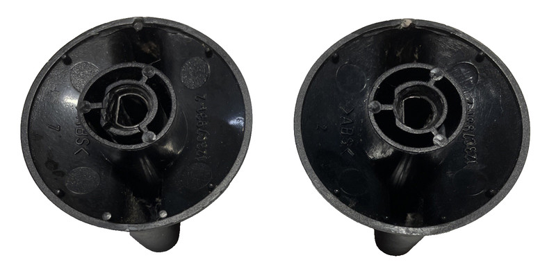 WE01X1206 (2Set) Control Knobs-General Electric, Hotpoint Washer/Dryer-OEM-Used gallery