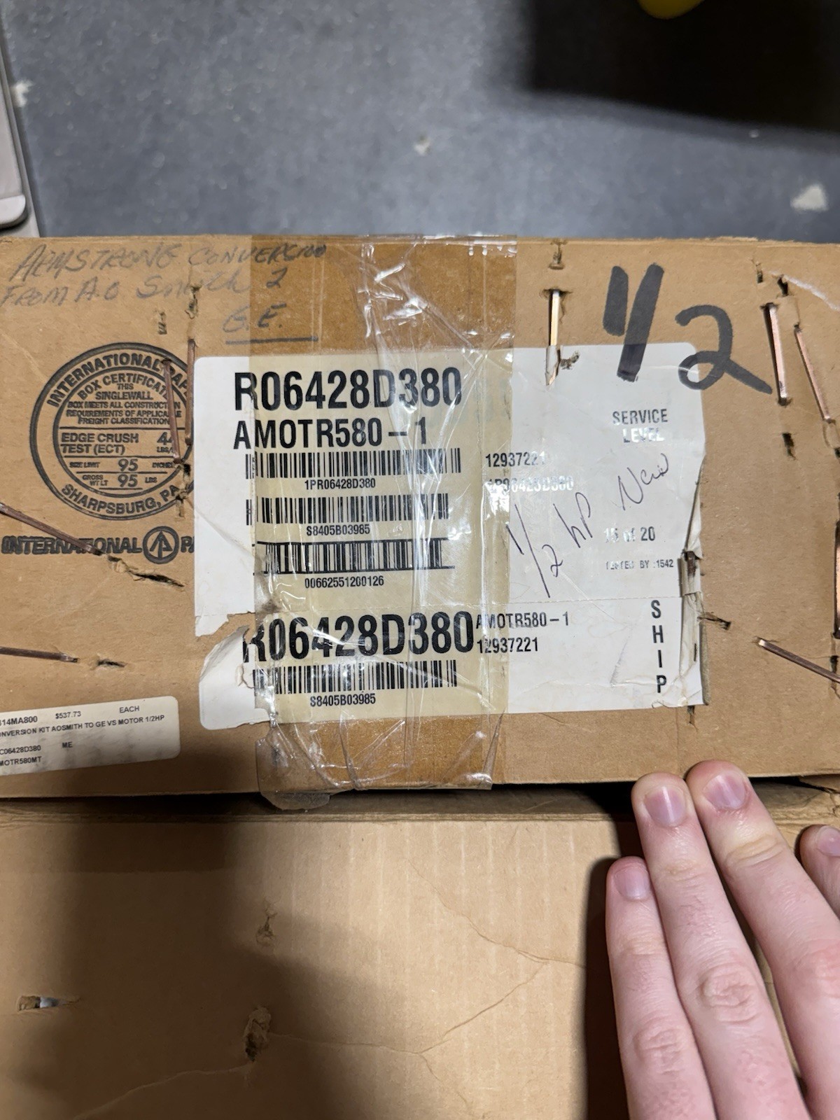 OEM Lennox Armstrong Ducane ECM Furnace Blower Motor Kit R06428D380 AMOTR580-1 gallery