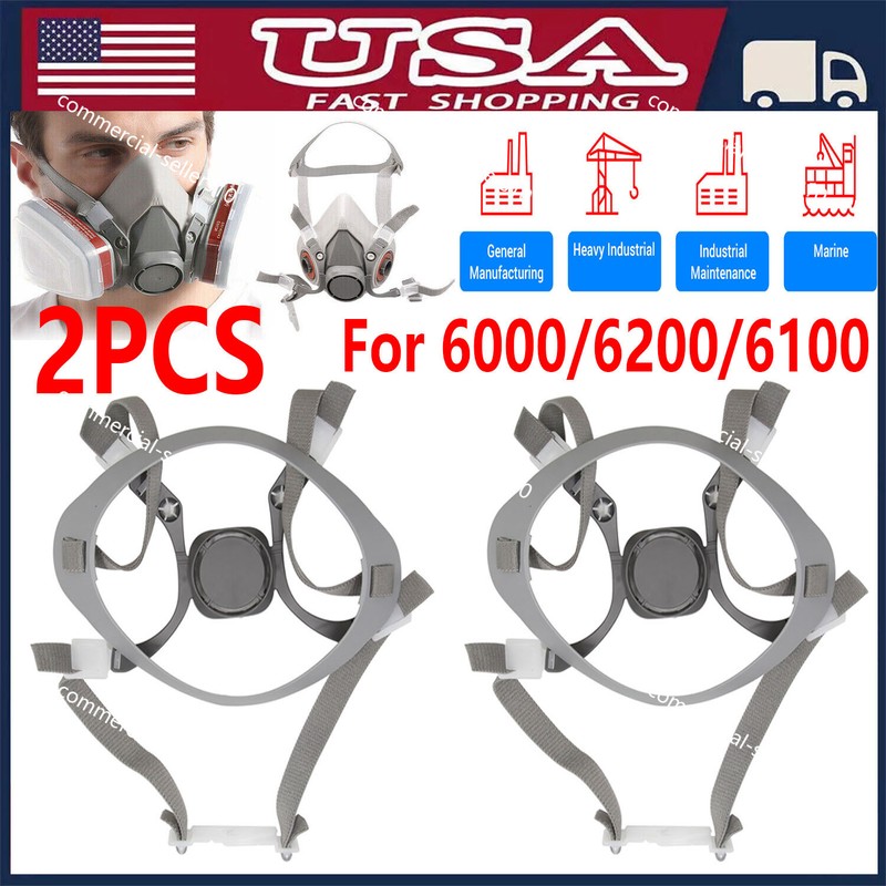 2PCS Replacement Head Harness Assembly 6281 for 6000 series 3M 6191 6291 6391 gallery