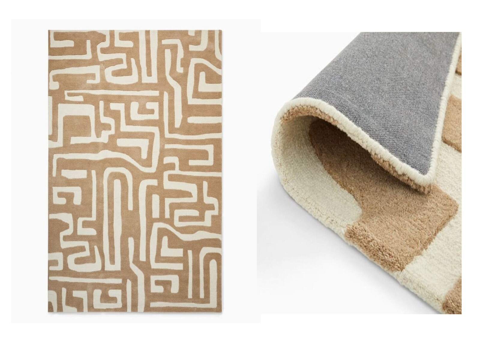 Modern Rug Hand Tufted Loop & Cut Pile Wool Area Rug For Home gallery