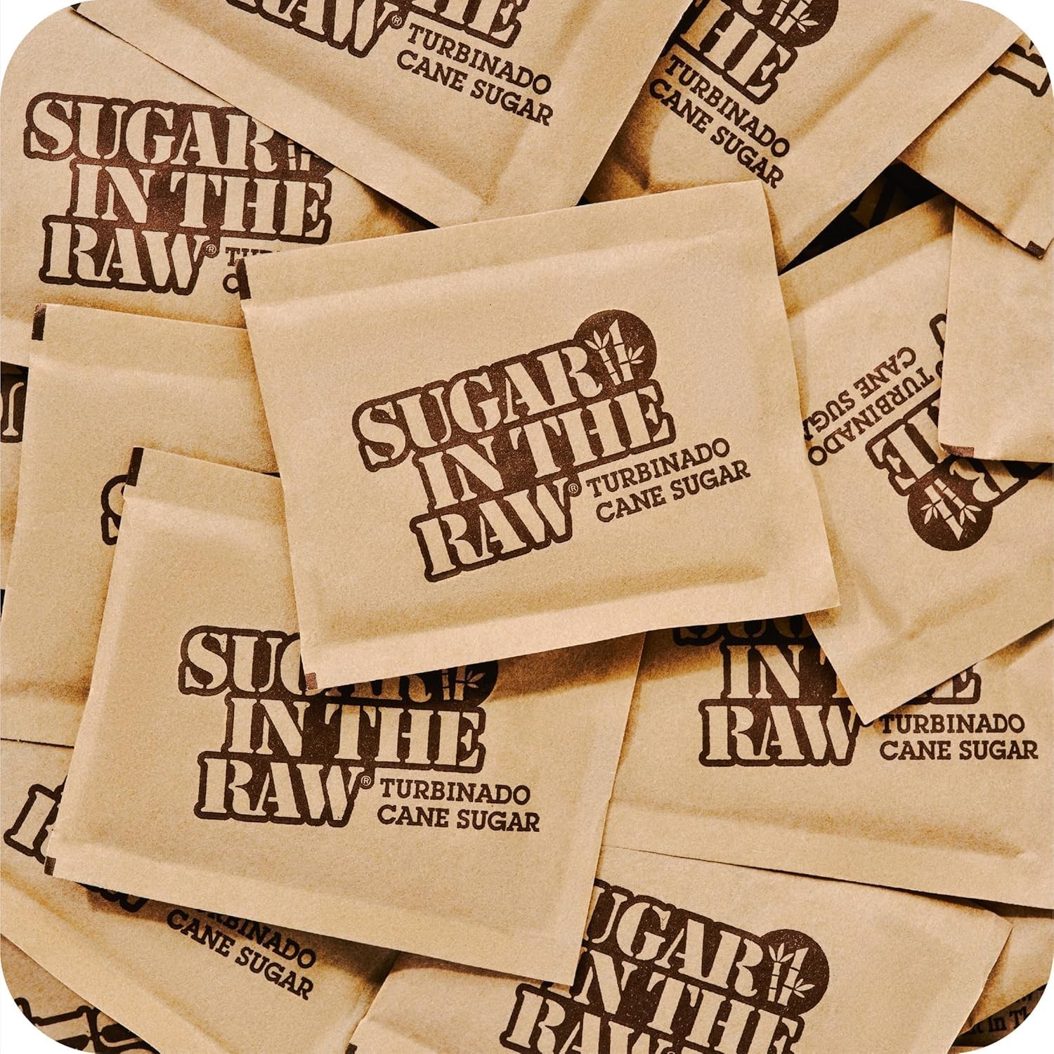 Sugar In The Raw Turbinado Cane Packets, 1 Ounce (Pack of 1), golden gallery