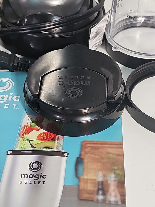 Magic Bullet® Mini 14 oz. Compact Personal Blender Silver Black gallery