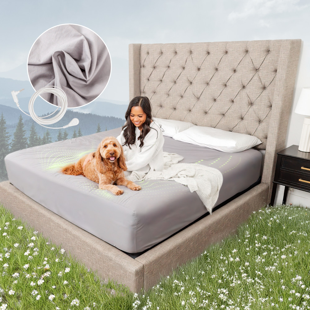 Fitted Grounding Sheets, 20% Silver + Organic Bamboo, Silky Soft MADE IN USA
