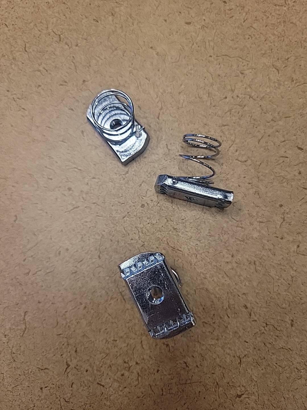 1/4"-20 SHORT Spring Nuts for shallow Unistrut B-Line Channel #4133 P4006-1420 gallery
