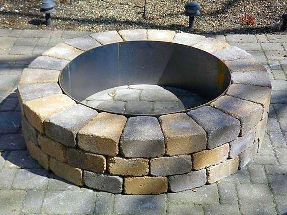 Fire Pit Liner Campfire Ring 40 Diameter x 16" Deep gallery