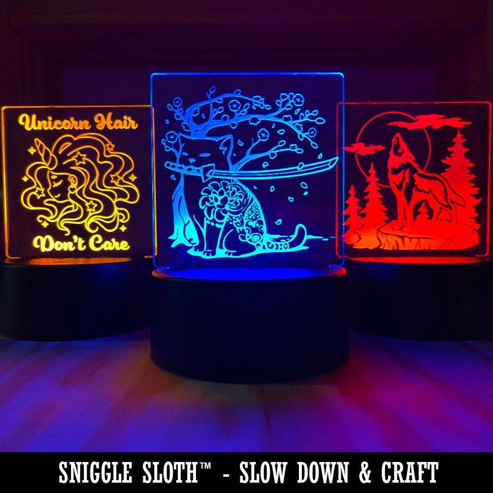 Man Faced Stink Bug Insect 3D Illusion LED Night Light Sign Lamp gallery