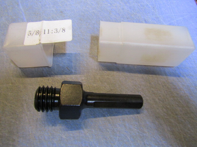 1 - Arbor Adapter 5/8 -11 Core Drill Bit Grinder Polishing Backer 3/8 Shank NEW gallery