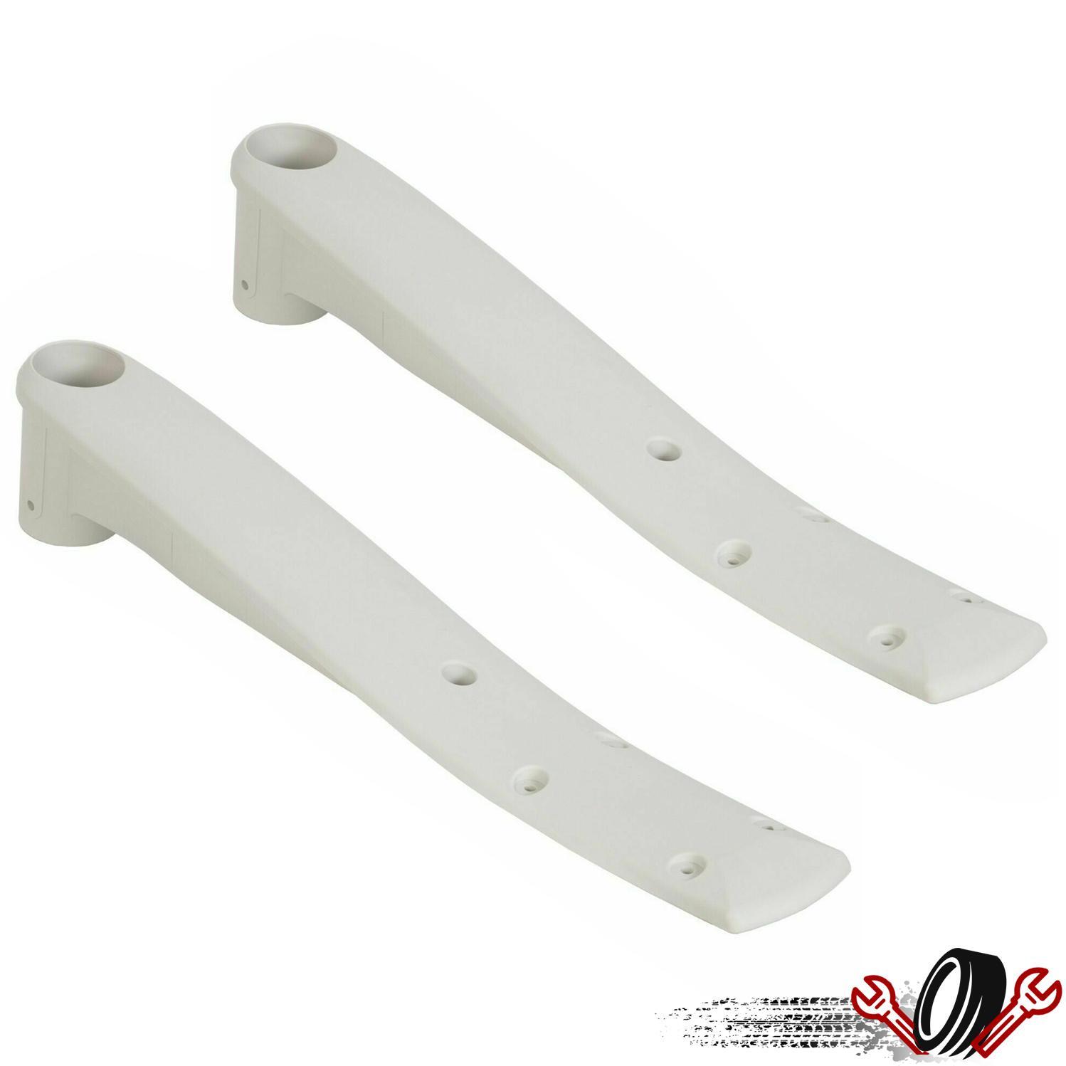 2 New Ladder Deck Mounted Support Step For Swimming Pool Above Ground White gallery