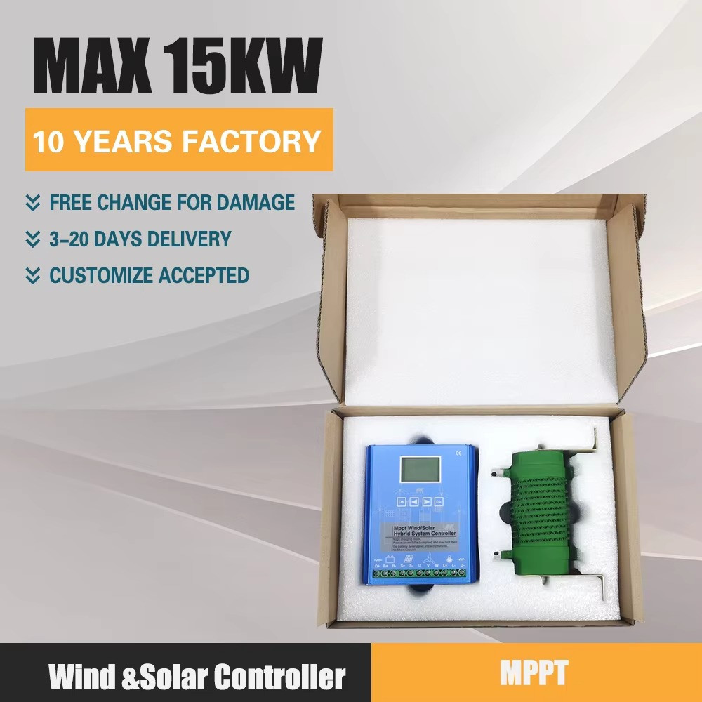 20KW MPPT Solar & Wind Hybrid System Auto Regulator 12v 24v 48v Home Use gallery
